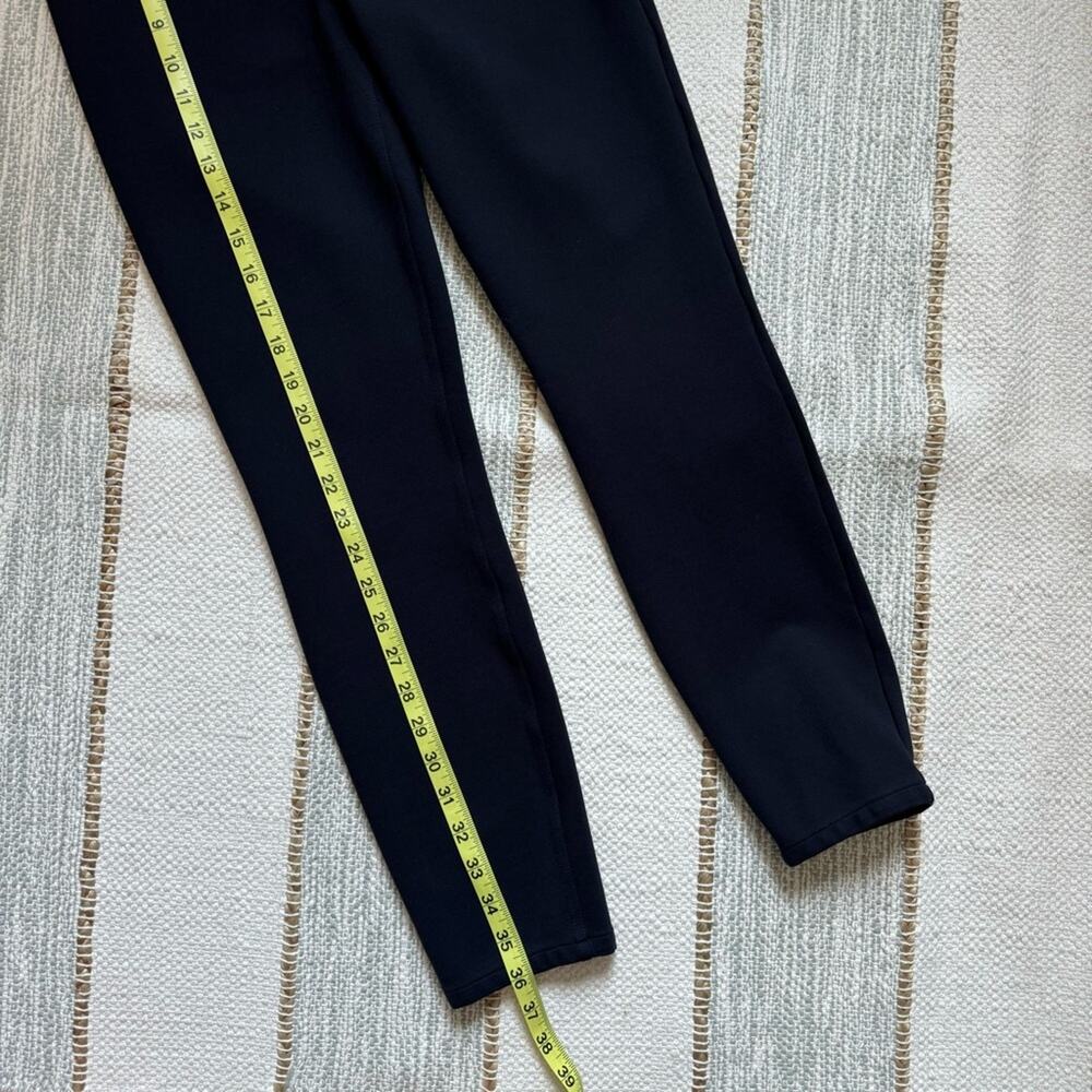 Spanx The Perfect Ankle Navy Blue High Rise Skinny Pull-On Pants Small Petite - Picture 5 of 10